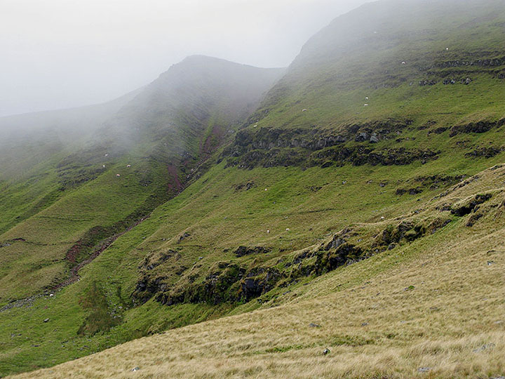 Fan Brycheiniog in Fog