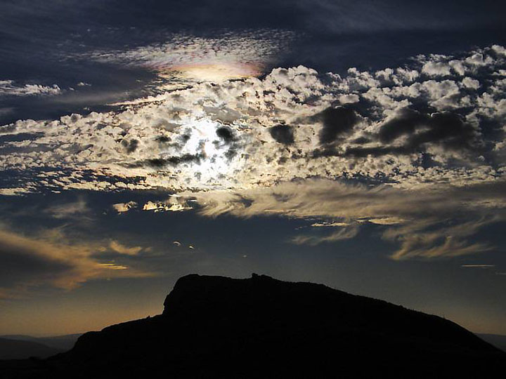 Amazing Clouds over a Cribarth Crag