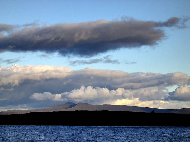 Pen y Fan & Corn Du from Llyn y Fan Fawr