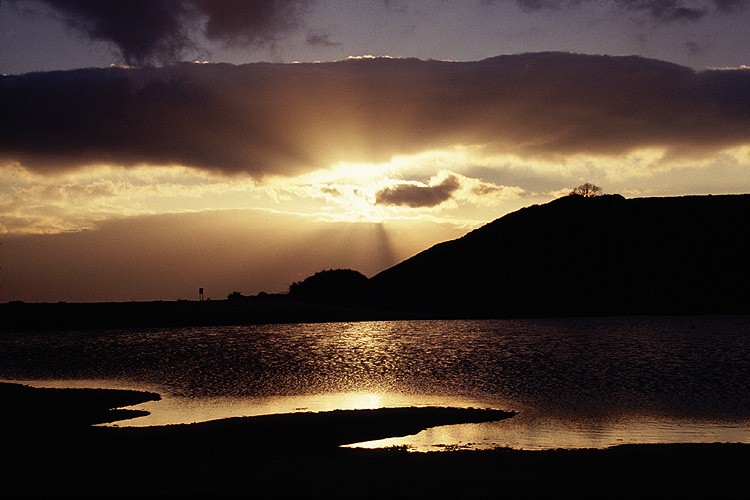 Three Cliffs Bay Sunset