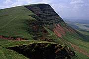Bannau Sir Gaer from the east