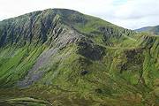 Moel Cynghorion from the north-east